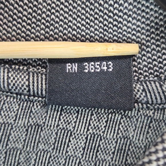 Vintage 90s IZOD Double Mercerized Cotton Polo Shirt Men's L Gray Y2K - Picture 8 of 13